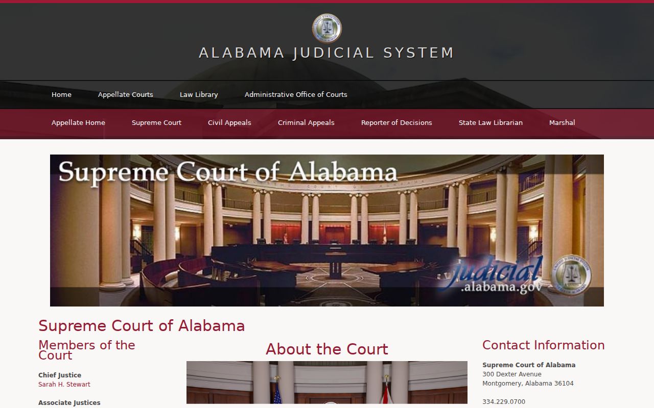 Limestone County Circuit Clerk records and Alabama Supreme Court access