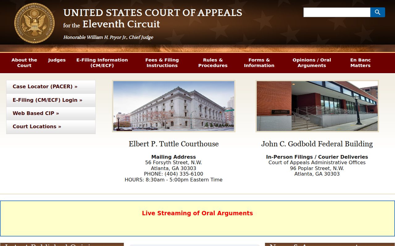 Limestone County court records Eleventh Circuit appeals access