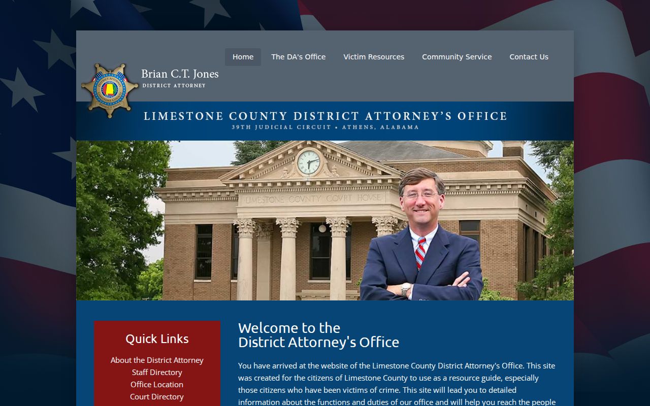 Limestone County criminal court records District Attorney website